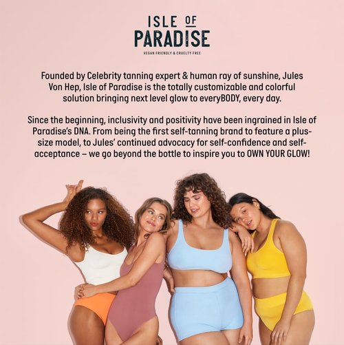 Isle of Paradise Self Tanning Drops, Dark (Bronzed Glow) - Vegan and Cruelty Free Self-Tan Drops, 1.01 Fl Oz