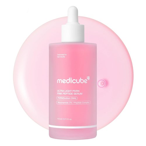 Medicube PDRN Pink Peptide Serum - Ultra Hydrating Formula with Salmon DNA & Hyaluronic Acid | 3.71 fl. Oz