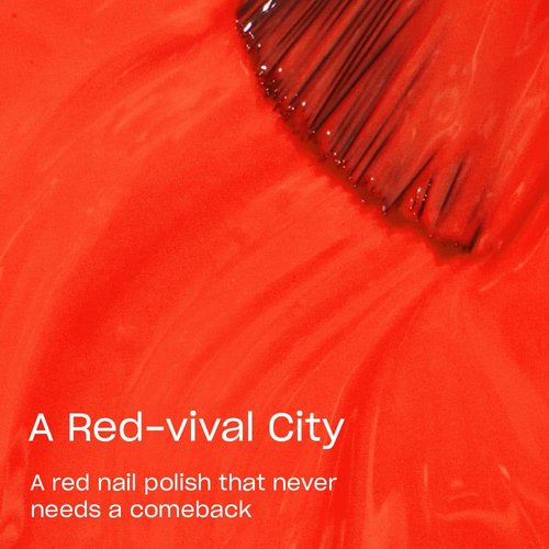 OPI Nail Lacquer A Red-vival City | Opaque Bright Red Crème Chip Resistant Nail Polish | Lisbon Collection