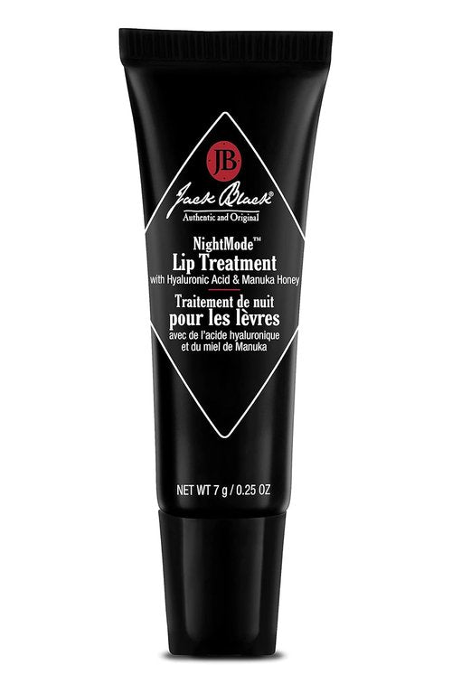 Jack Black NightMode Lip Treatment - Hydrating Overnight Lip Mask with Hyaluronic Acid | Moisturizing Balm