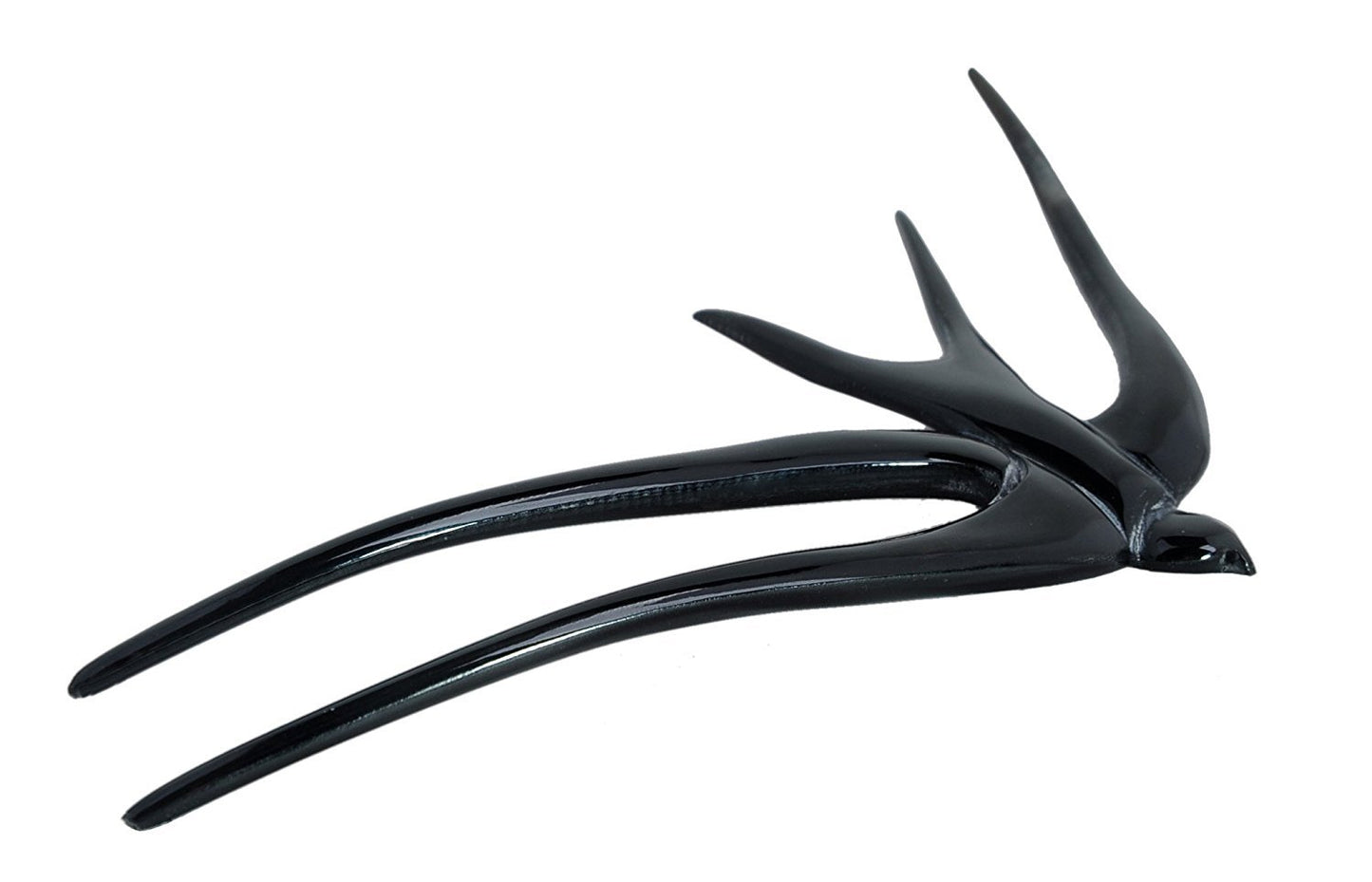 Marycrafts Buffalo Horn Swallow Bird Hair Fork Hair Sticks Accessories Handmade (Style 2)