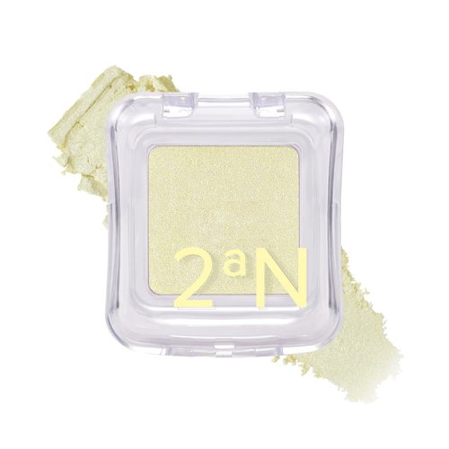 2aN Pure Glash Highlighter - Buildable Glass-Like Sheen Powder for Natural Radiance | Lemongrass, 0.8oz