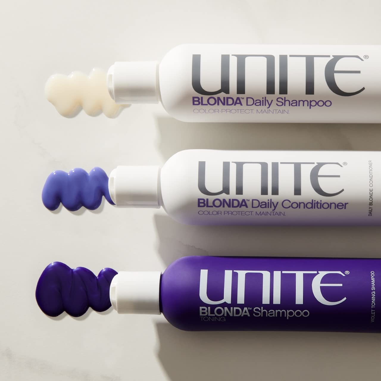 UNITE Hair - BLONDA Daily Shampoo - Gentle Cleanser for Bright Blonde & Highlighted Hair - 10 Fl Oz