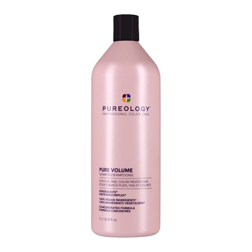 Pureology Pure Volume Shampoo - Lightweight Sulfate-Free Formula for Fine, Color-Treated Hair | Enhances Volume & Movement
