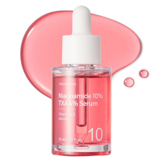 TOSOWOONG Niacinamide 10% + Tranexamic Acid 4% Serum - Radiant Glass Skin | 33ml Korean Skincare