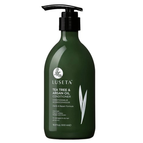 Luseta Tea Tree Oil Conditioner - Natural Anti-Dandruff Treatment for Dry Hair | Sulfate-Free, 16.9oz