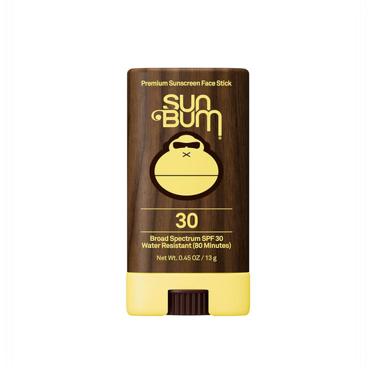 Sun Bum Original SPF 30 Face Stick Sunscreen - Water-Resistant & Vitamin E-Enriched - Travel-Friendly 0.45 oz
