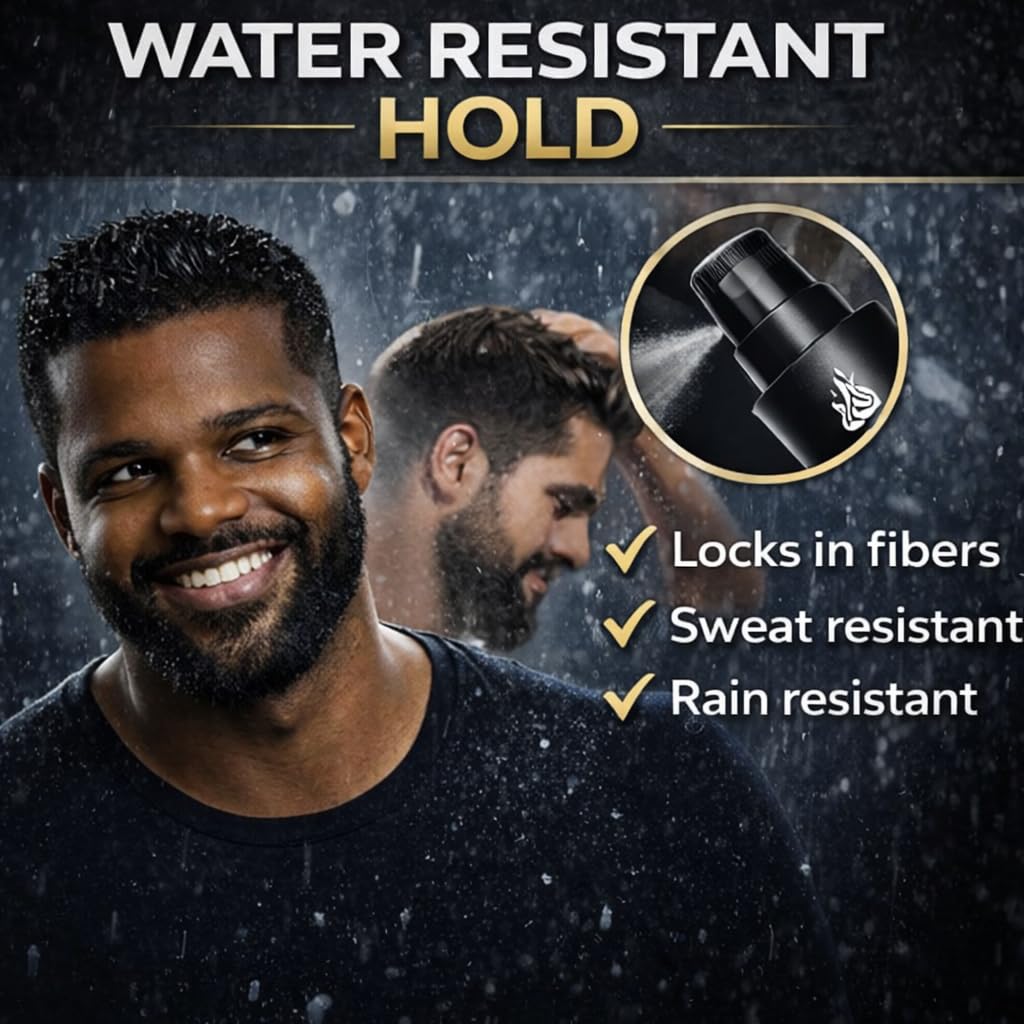 THE MAN KIT Hair Fiber Locking Spray - Sea Salt & Keratin Infused for Long-Lasting Hold