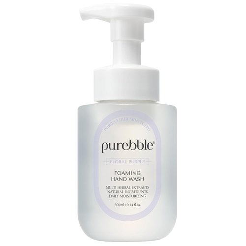 Floral Purple Foaming Hand Wash - Hydrating Hyaluronic Acid Formula | Botanical Ingredients | 10.14 fl oz