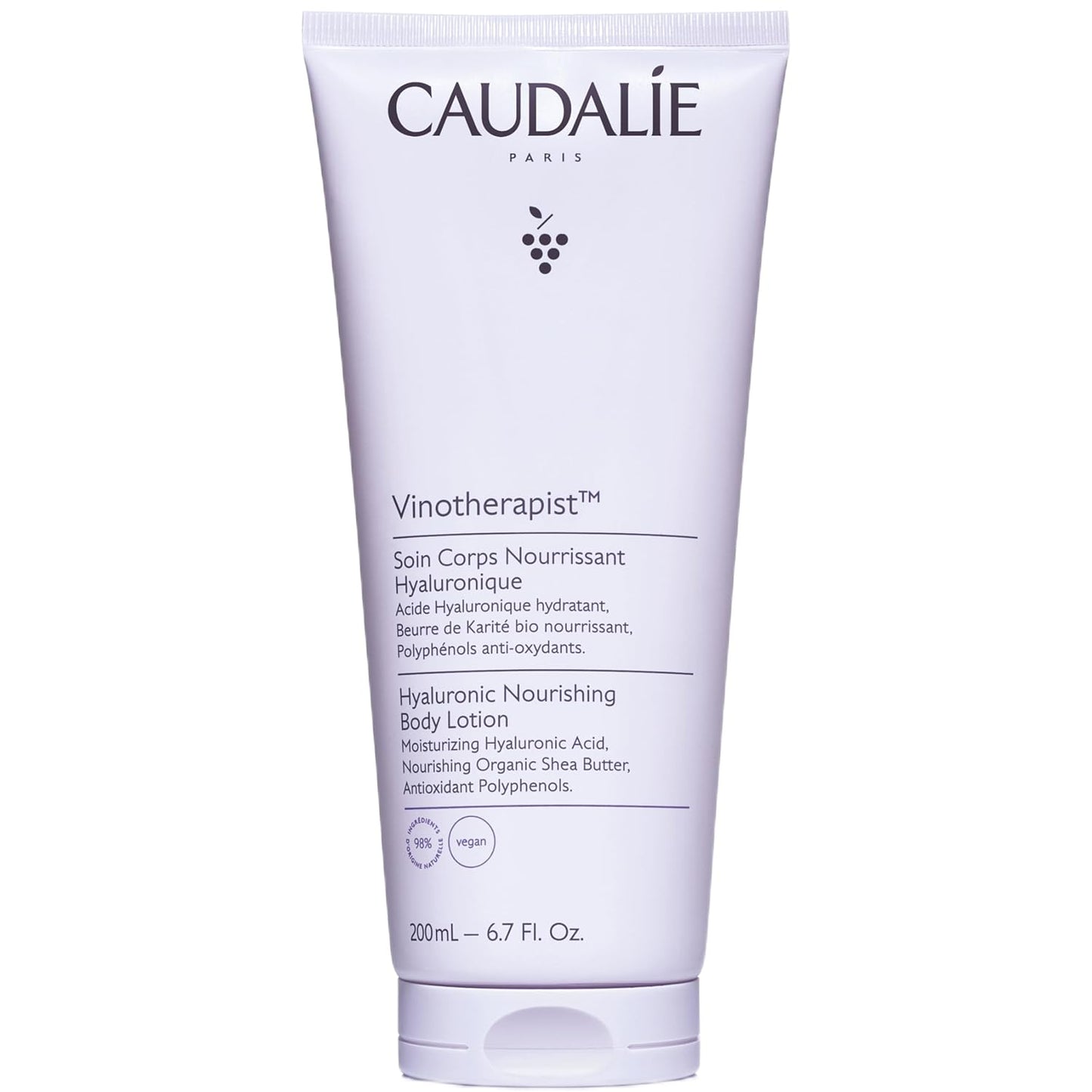 Caudalie Vinotherapist Body Lotion - Nourishing Hyaluronic Acid Formula for Soft Skin