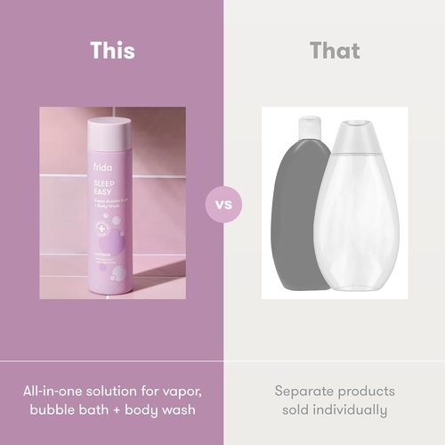 Frida Baby Lavender Bubble Bath & Body Wash - Calming, Tear-Free Formula for Toddlers & Babies | 10oz