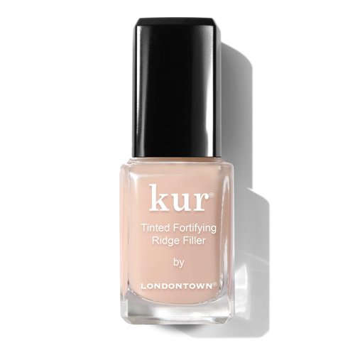 LONDONTOWN kur Nail Ridge Filler - Smoother - Strengthener - Filler for Damaged Uneven Nails - Fortifying, Self Leveling Base, Vegan, Cruelty Free, Paraben Free, 0.4 fl oz