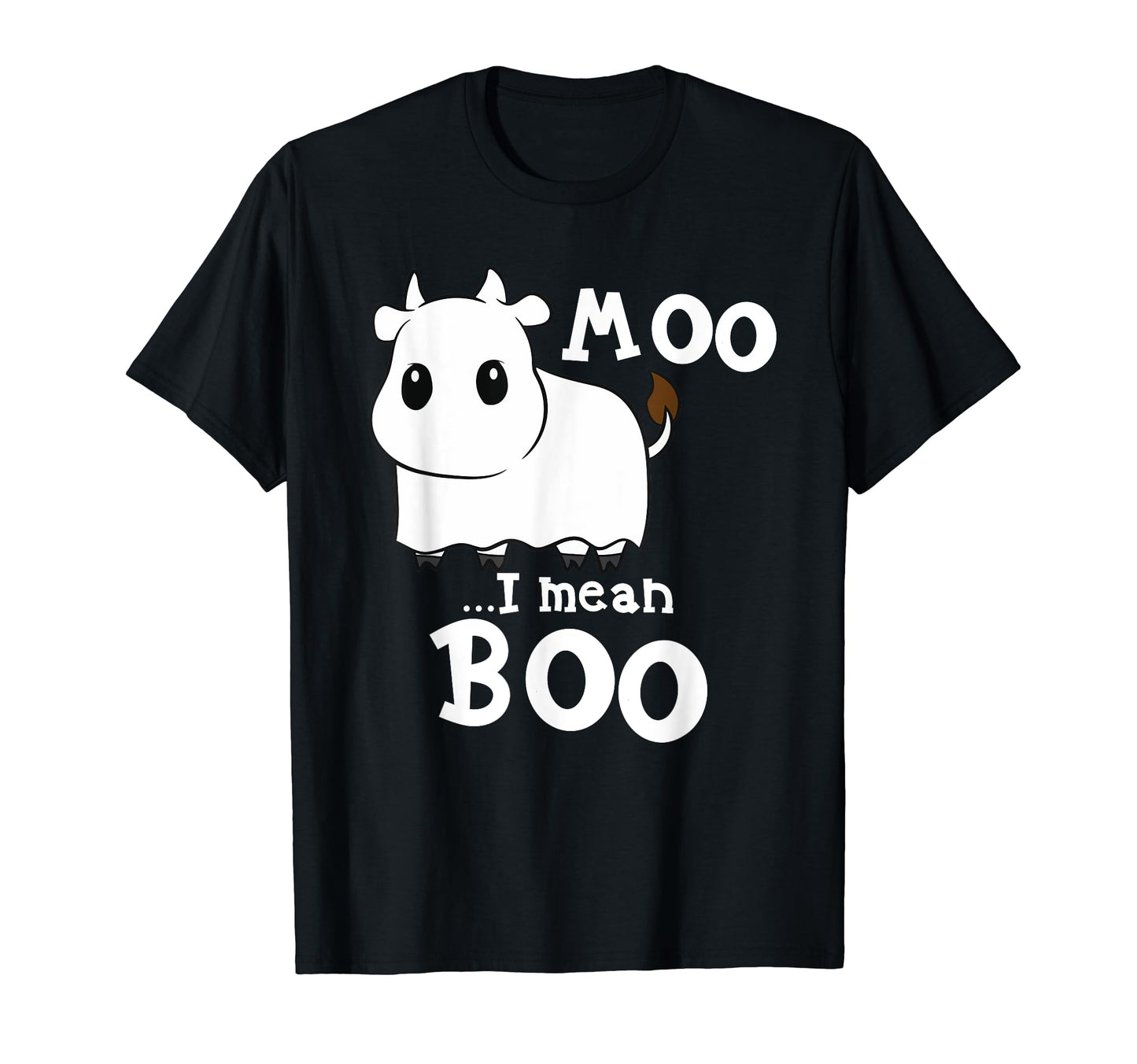 Funny Cow Halloween Costume Cows Boo T-Shirt