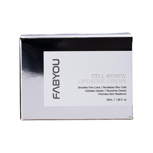 FABYOU Cell Renew Liposome Facial Cream 1.69 fl oz - Anti-Aging EGF Stem Cell Moisturizer for Face with 6GF (50,000ppm), Peptides & Ceramide, Korean Skin Care for Deep Hydration & Firming
