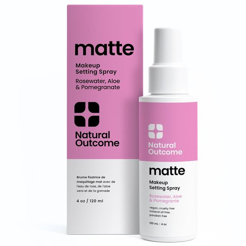 Matte Makeup Setting Spray - Oil-Free Vegan Formula for All Skin Types | All-Day Freshness & Shine | 4 oz