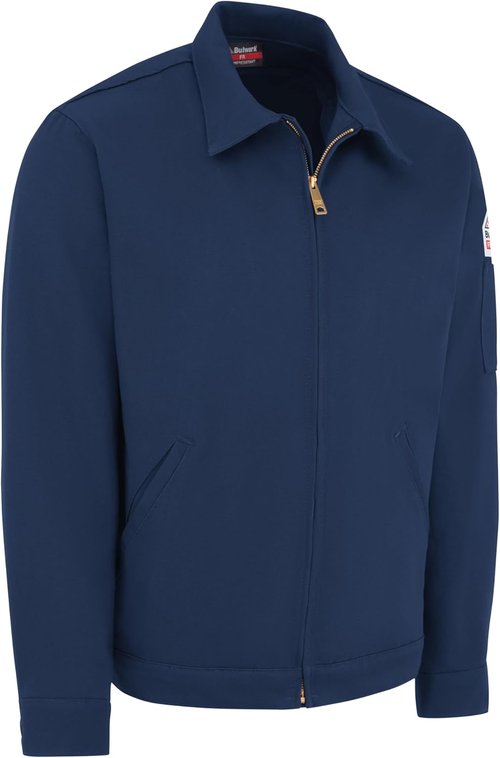Bulwark FR Men's Midweight Flame Resistant Jacket - Durable, Safety-Approved Workwear