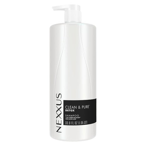 Nexxus Clean & Pure Shampoo - Detox Formula for Professional Hair Care | 33.8 oz, Sulfate & Paraben Free