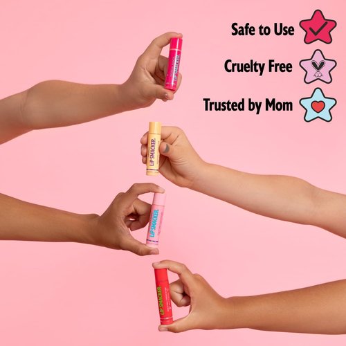 Lip Smacker Bunny Lip Balm - Moisturizing & Hydrating Care | Fun Easter Gift for Kids - Berry Hoppy