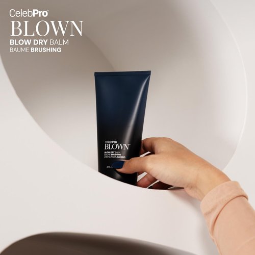 CelebPro BLOWN Blow Dry Cream - Frizz-Free Heat Protectant Styling Cream, 6 Oz