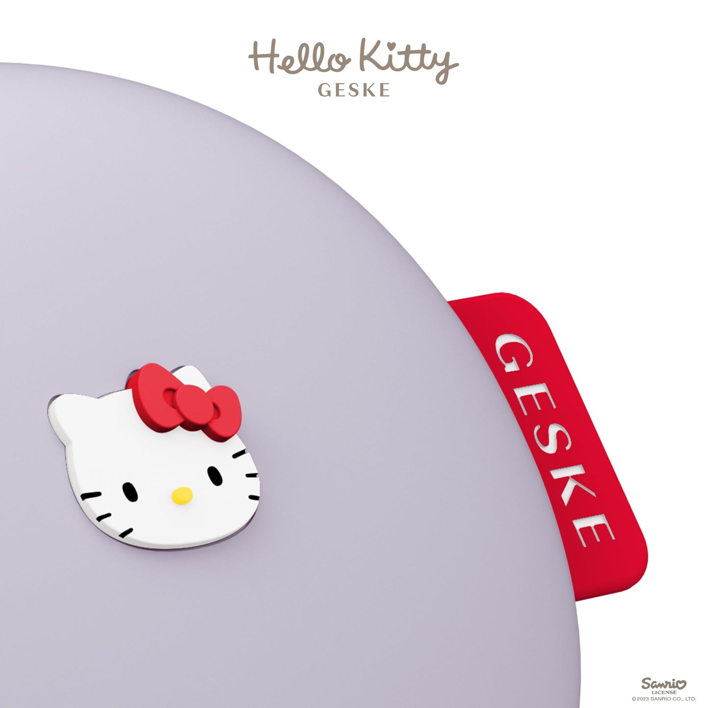 GESKE x Hello Kitty SmartAppGuided Facial Brush | 3 in 1 | Skin Cleansing Silicone | Routine Skincare | Gentle Cleansing | Facial Cleanser