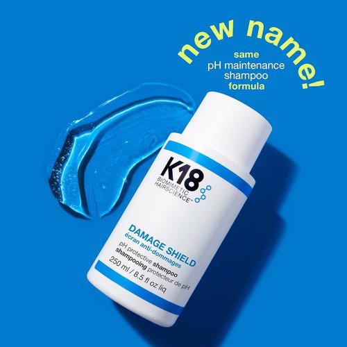K18 Damage Shield Shampoo - Reduces Frizz & Tangles for Healthy Hair | 10.1 Fl Oz
