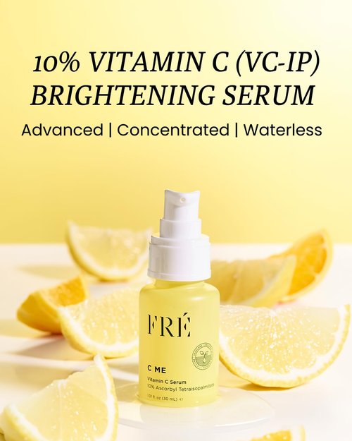 FRÉ 10% Vitamin C Serum - Brightening Face Serum for Dark Spots & Dull Skin, 1.01 fl oz