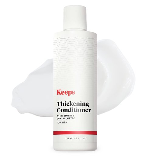 Keeps Hair Growth Shampoo and Conditioner for Fuller, Thicker Looking Hair - Mens Hair Products Treatment for Hair Loss, Thinning & Regrowth - DHT Blocker - with Biotin, Caffeine & Saw Palmetto