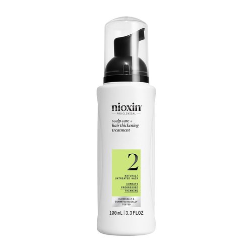 Nioxin System 2 Scalp Care - Hair Thickening Leave-In Treatment for Thinning Natural Hair | Boost Density & Strength with Niacinamide & Biotin