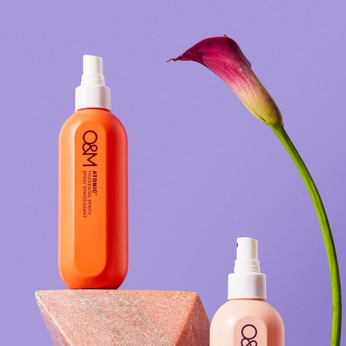 O&M Atonic Thickening Spray - Volumizing Texture & Heat Protectant Hair Spray | 250ml, Non-Toxic & Vegan