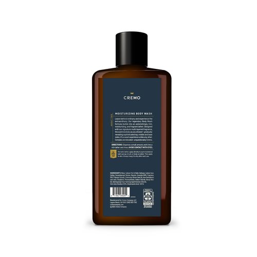 Cremo Body Wash for Men, Rich-Lathering Palo Santo, 16 Fl Oz