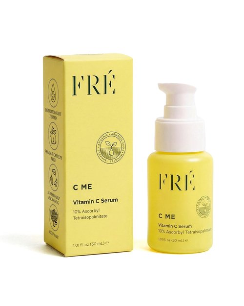 FRÉ 10% Vitamin C Serum - Brightening Face Serum for Dark Spots & Dull Skin, 1.01 fl oz
