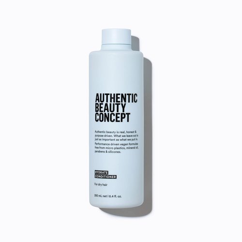 Authentic Beauty Concept Hydrate Conditioner - Moisturizing Formula for Normal to Dry or Curly Hair | Vegan & Cruelty-Free