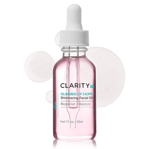 ClarityRx Glimmer of Hope Face Oil - Natural Plant-Based Moisturizer for Dry & Aging Skin (1 fl oz)