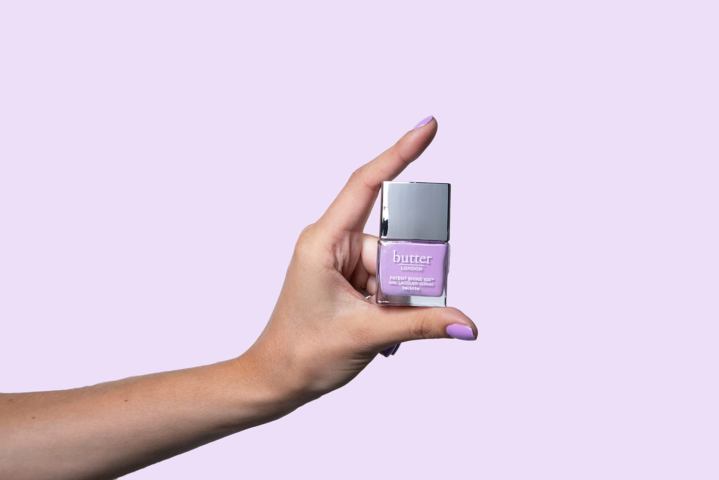 butter LONDON Patent Shine 10X Nail Lacquer, Helps Protect & Strengthen Nails, Gel-Like Finish & Chip-Resistant, Vegan, Cruelty & Paraben Free, Molly Coddled