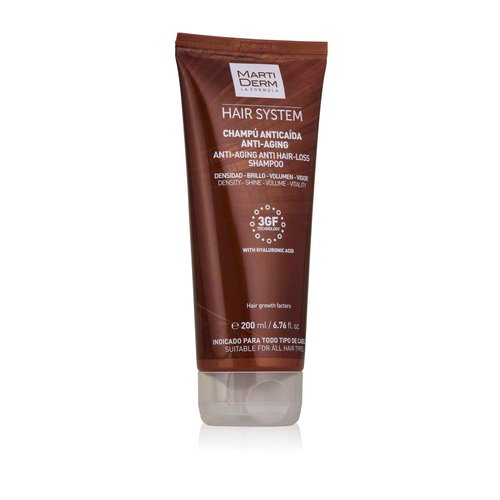 Martiderm Anti-Hair Loss Shampoo - Anti-Aging Formula for Thicker Hair | 200ml