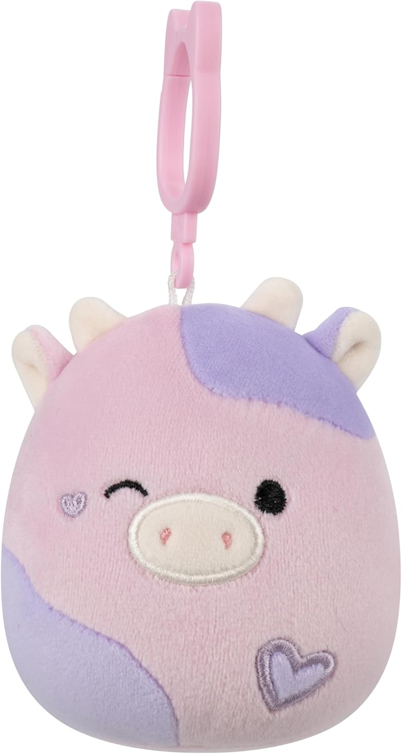 Squishmallows Original Valentine’s Day Clip 5-Pack – Official Jazwares Plush (Clips) (Amazon Exclusive)
