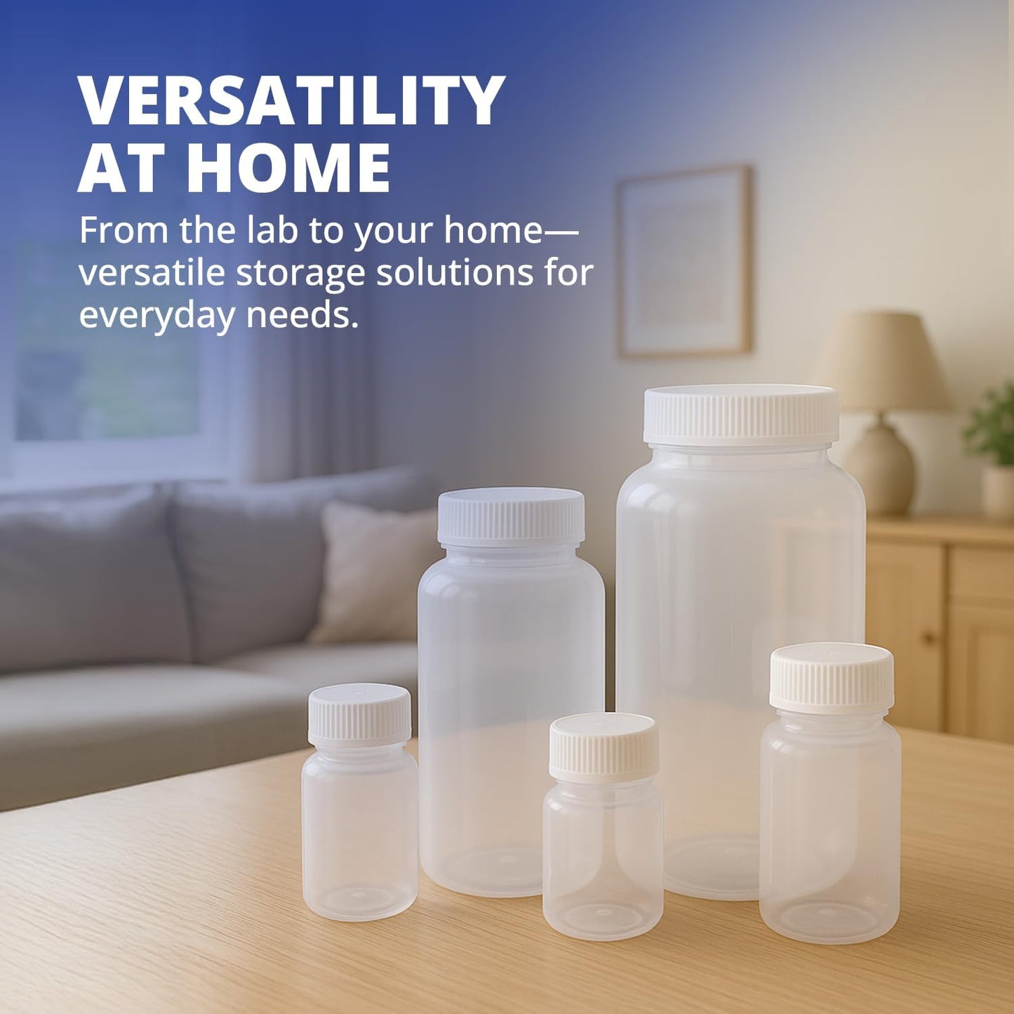 United Scientific™ Travel Bottles - Leak Proof 3 Oz Toiletry Containers | TSA Approved, Pack of 6