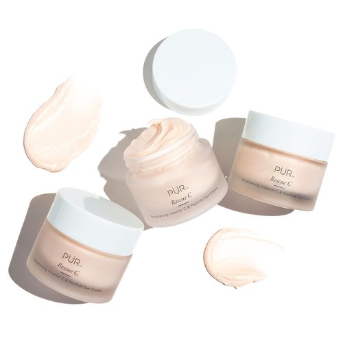 PÜR MINERALS Rescue C Eye Cream - Brightening Vitamin C & Peptide Formula | 0.5 oz