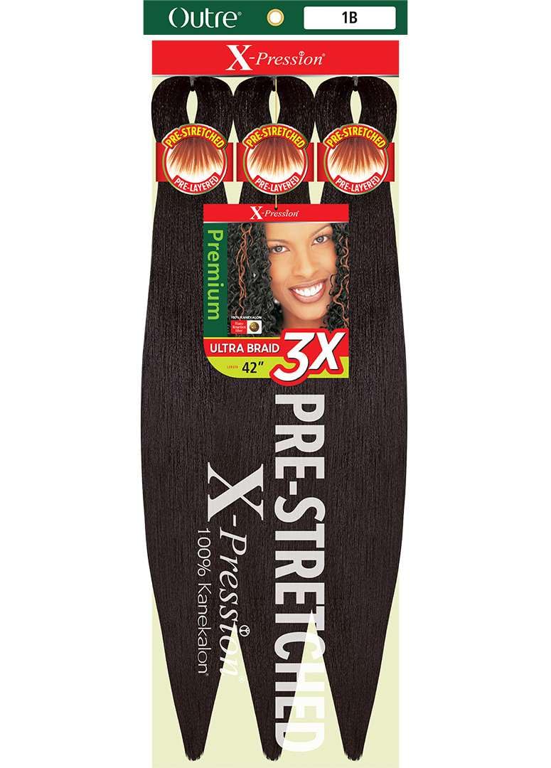 [2 PACK DEAL] Outre X-PRESSION Ultra Braid Pre-streteched Braid 42" 3X (2 Packs, 280)