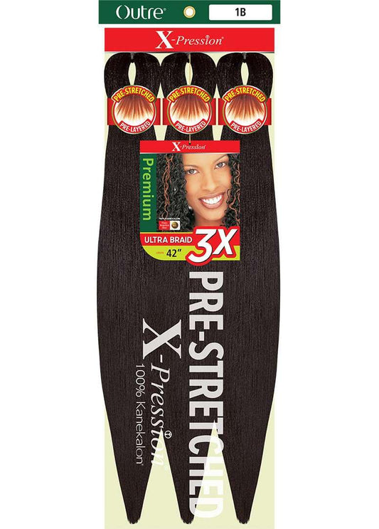 [2 PACK DEAL] Outre X-PRESSION Ultra Braid Pre-streteched Braid 42" 3X (2 Packs, 280)