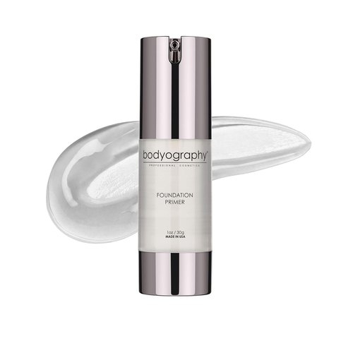 BODYOGRAPHY Foundation Primer - Flawless Anti-Aging Makeup with Vitamin E & Jojoba Oil | 1 oz.