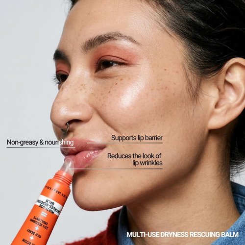 Goji Ectoin Recovery Lip Balm - Hydrating Formula with Papaya Enzyme for Dry, Chapped Lips