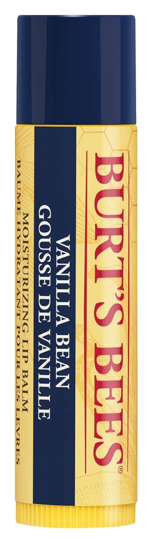 Burt's Bees Vanilla Bean Lip Balm - Nourishing Hydration in 4.25g Tube