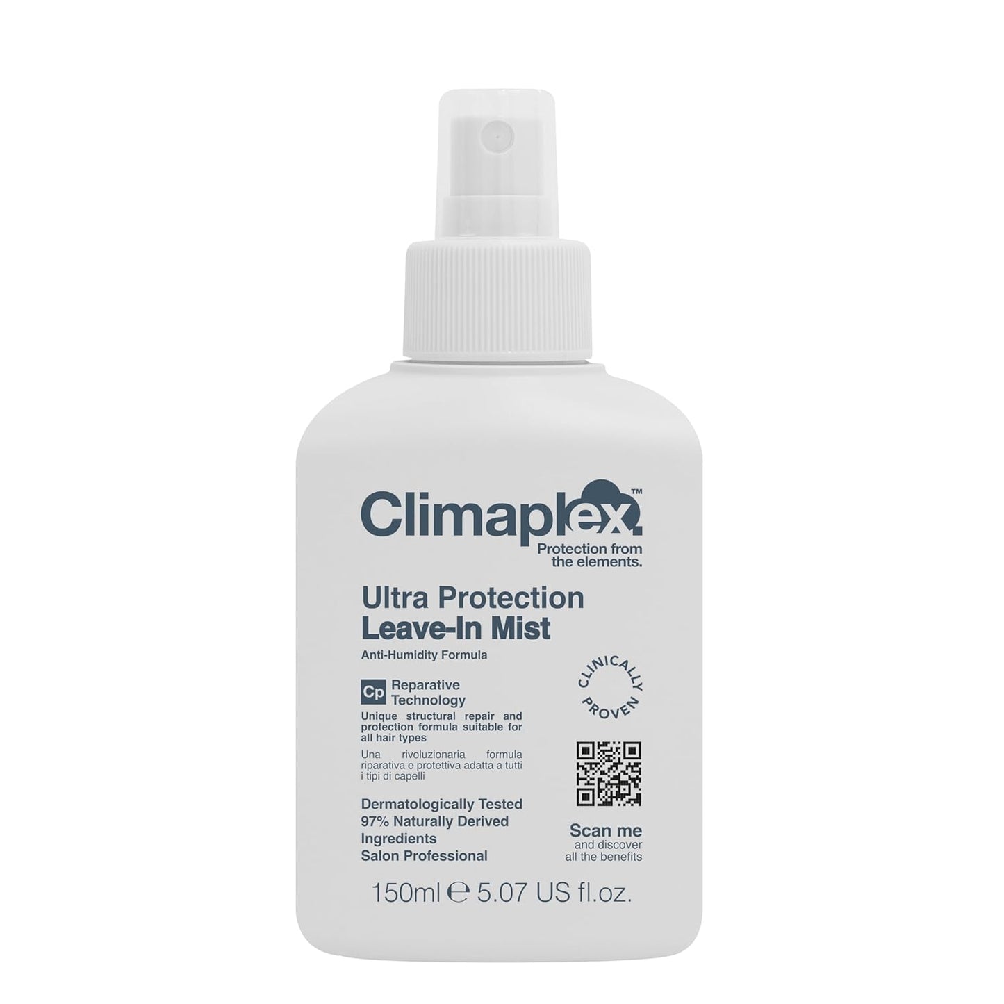 Climaplex Leave-In Mist - Ultra Protection for Frizz Control & Shine - 5.07 oz Hydrating Formula
