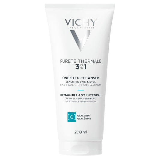 Vichy Pureté Thermale Cleanser - Gentle One Step Formula for Sensitive Skin | 6.7 oz
