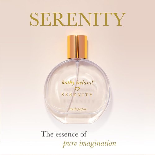 Kathy Ireland Serenity - Tropical Floral Perfume for Women | Eau de Parfum with Orange, Coconut Water & Vanilla - 3.4 oz
