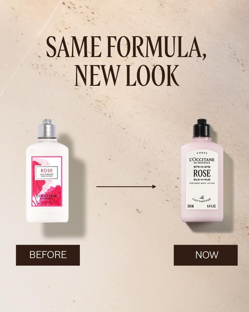 L'Occitane L'Occitane Rose Body Lotion: Moisturizing, Romantic Rose Fragrance, With Shea Butter, Softening, Made in France