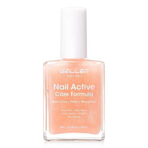 Gellen Active Glow Nail Polish - One-Step Plant-Based Nail Strengthener | Nourished, Healthier Nails
