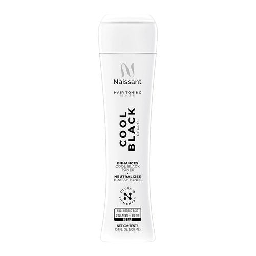 Naissant Cool Black Hair Toning Mask - Ultra High-Purity Pigments | Neutralizes Red & Orange Undertones | 10.1 Fl. Oz