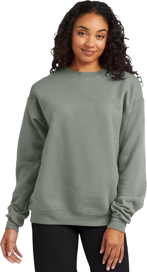 Hanes EcoSmart Fleece Crewneck Sweatshirt - Men's Big & Tall Sizes Available | 1 or 2-Pack